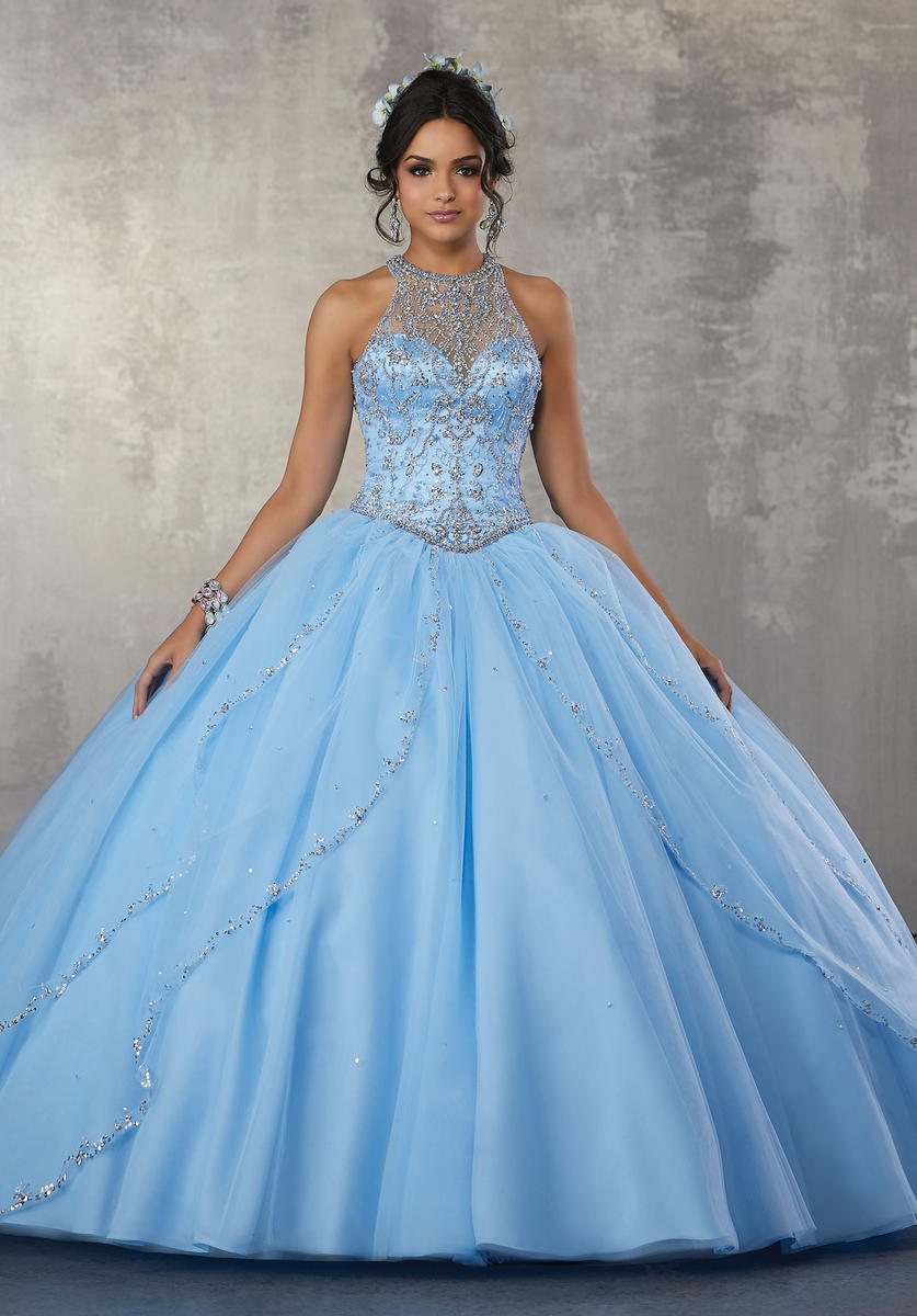 French Novelty: Vizcaya 89170 Princess Satin Ball Gown