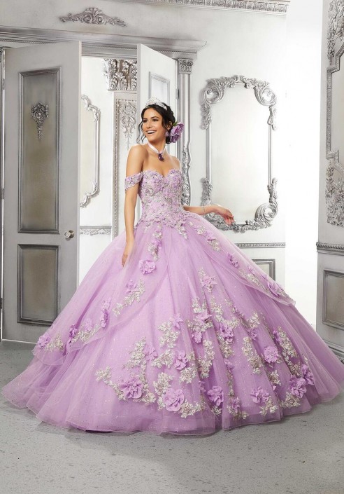 French Novelty Vizcaya 89318 Floral Fantasy Quinceanera Dress