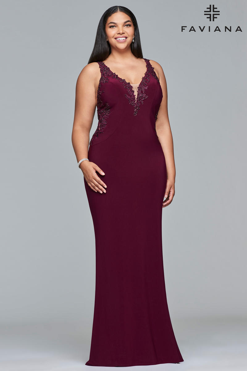 faviana plus size dresses