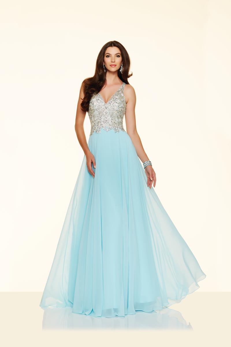 French Novelty: Mori Lee Paparazzi 98090 Flowing Chiffon Prom Gown