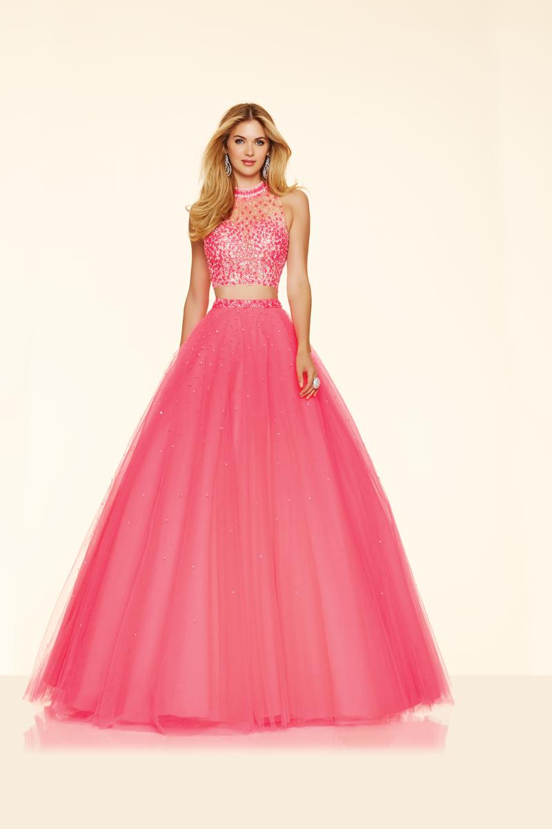 French Novelty: Mori Lee Paparazzi 98107 Two Piece Tulle Ball Gown