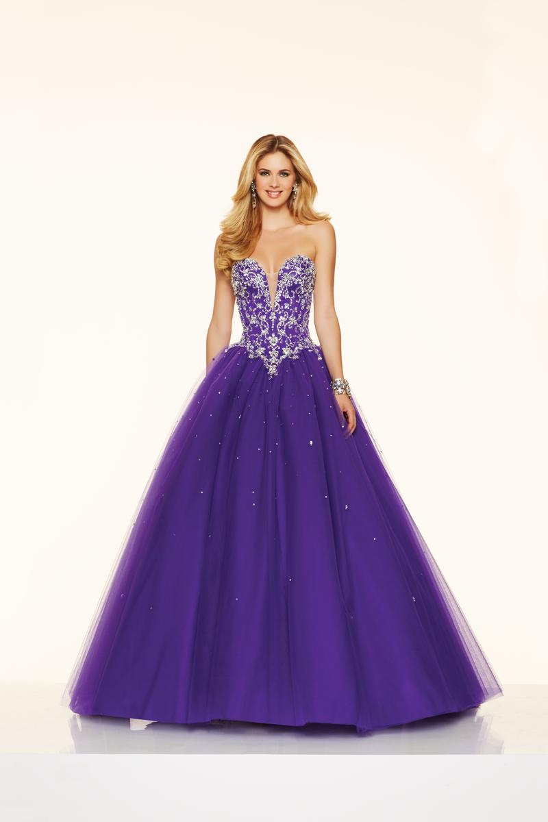 French Novelty: Mori Lee Paparazzi 98114 Deep Sweetheart Ball Gown