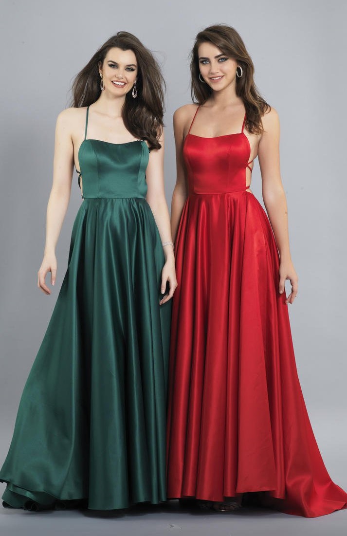 French Novelty: Size 4 Emerald Dave and Johnny A6690 Backless Prom Gown