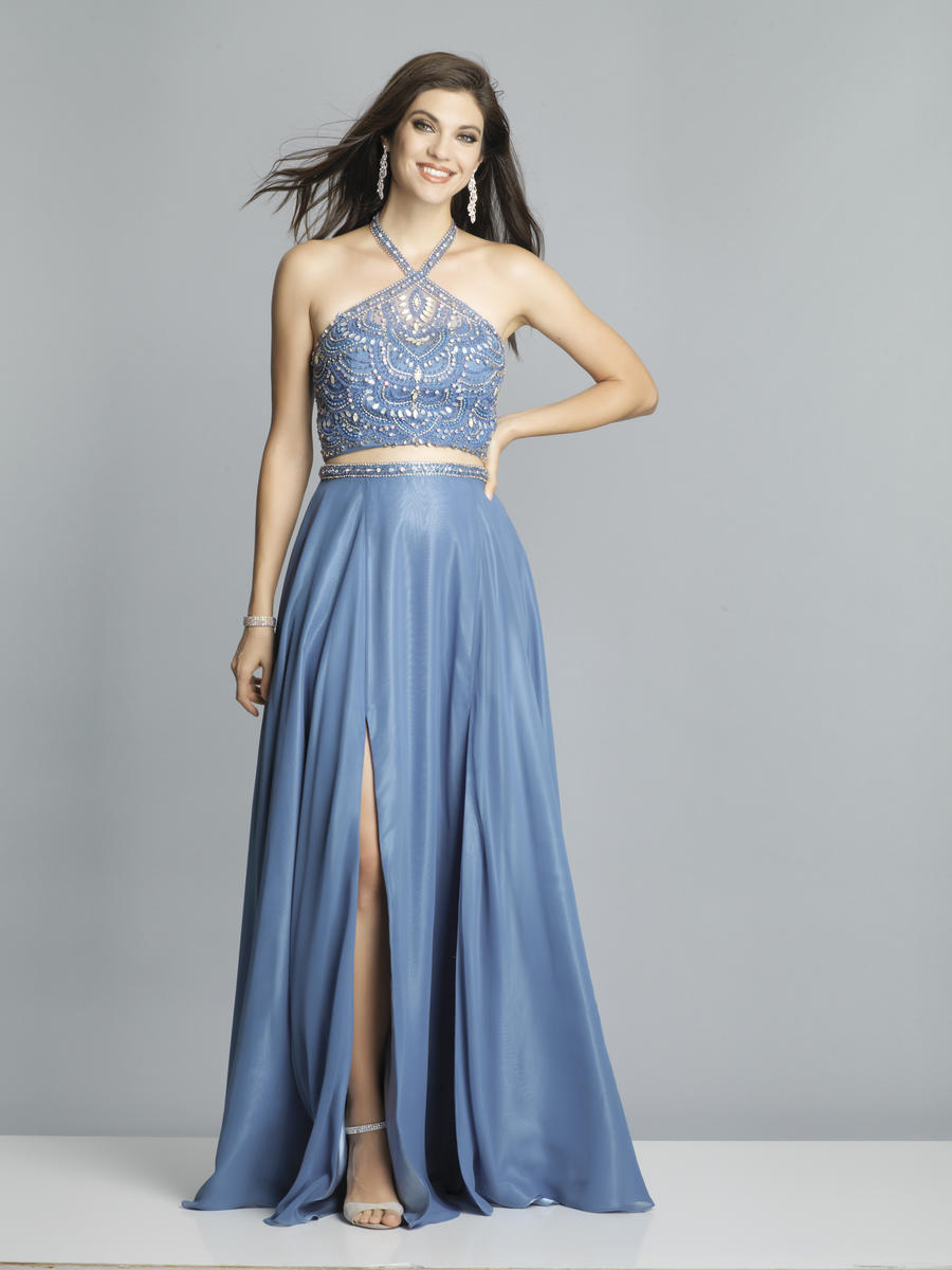 Dave and johnny 2025 2 piece prom dress