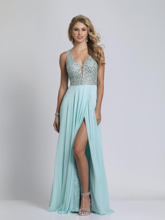 beaded top formal dress