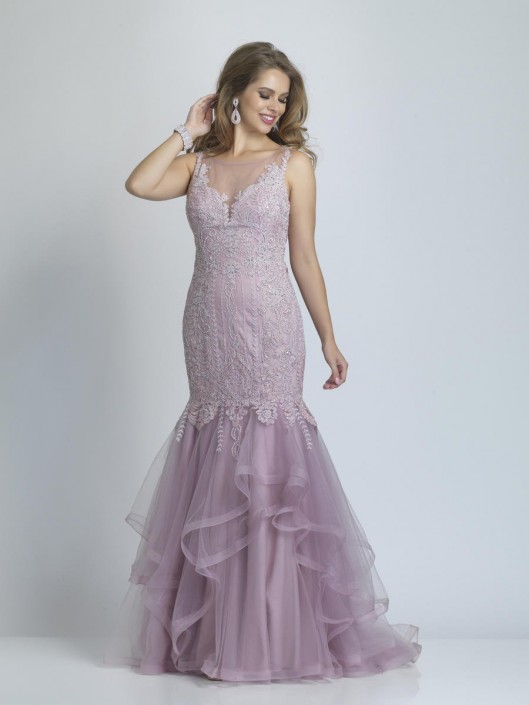 mermaid prom dress with tulle bottom