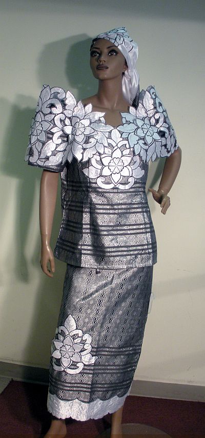 Nubian African Inspired Ladies 3pc Skirt Set: French Novelty
