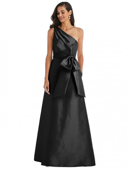 Alfred sung on sale black bridesmaid dress