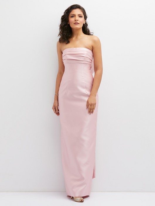 Alfred sung strapless sateen on sale gown