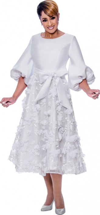 dorinda clark cole white dresses