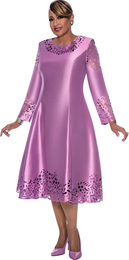 Dorinda Clark Cole DCC451 Church Dress with Cutwork: French Novelty