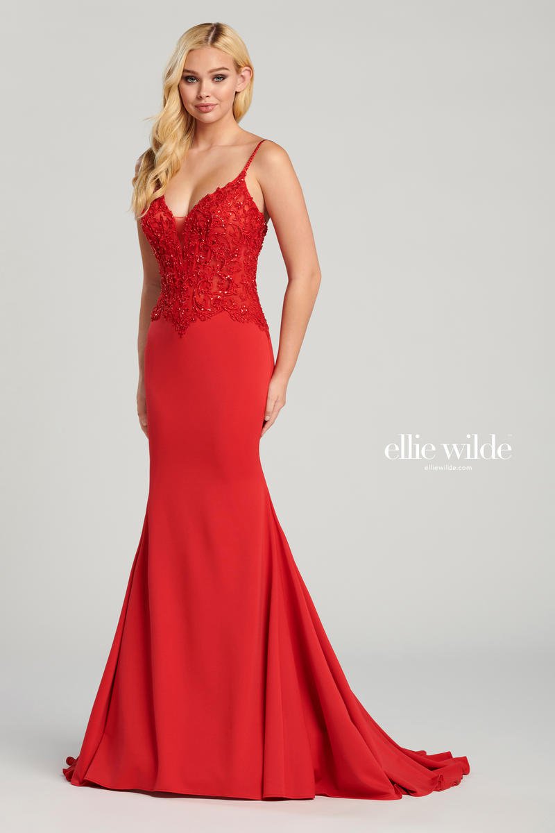 French Novelty: Ellie Wilde EW120084 Ideal Prom Dress