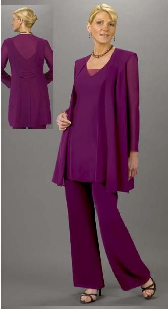 Mother of the Bride Pant Suit Ursula 3pc Tunic Pant Set 13037: French ...