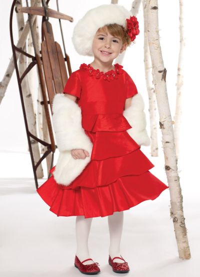 French Novelty: Joan Calabrese for Mon Cheri Little Girls Tiered ...