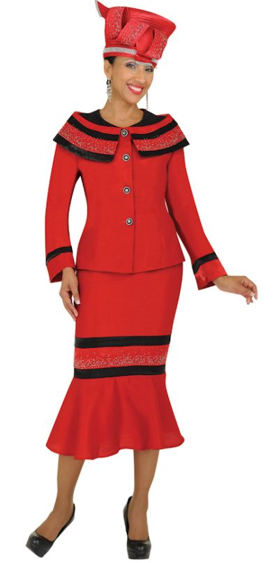 GMI G3792 Womens Two Tone Church Suit: French Novelty