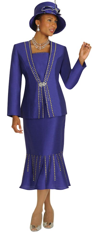 GMI G3902 Womens Dressy Church Suit: French Novelty