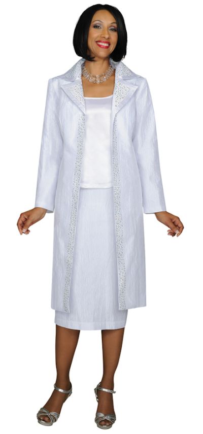 French Novelty: GMI G3923 Womens Church Suit with Long Jacket