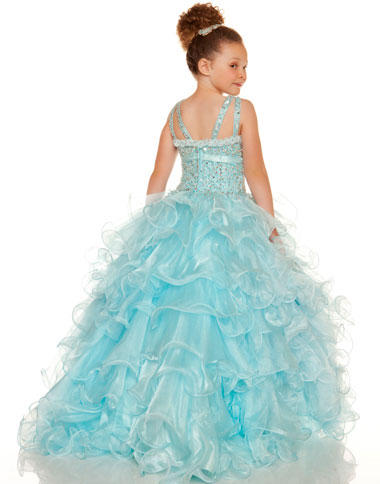 French Novelty: Sugar by Mac Duggal Girls Pageant Dress 81675S