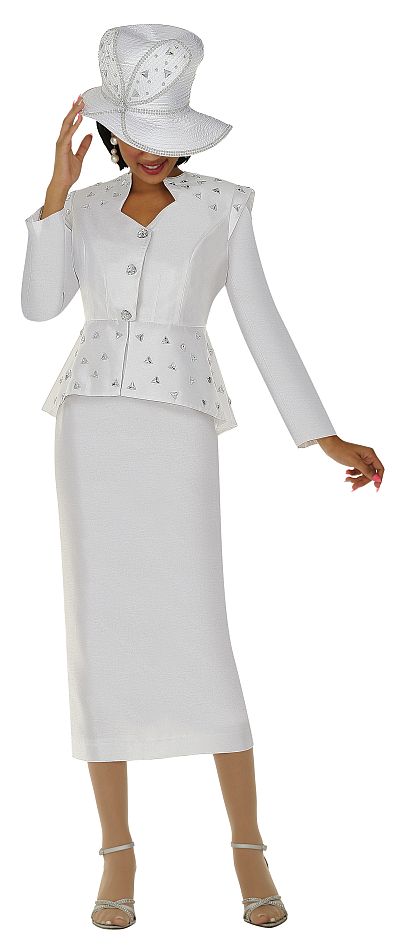 GMI G4402 Womens Shimmer Church Suit: French Novelty
