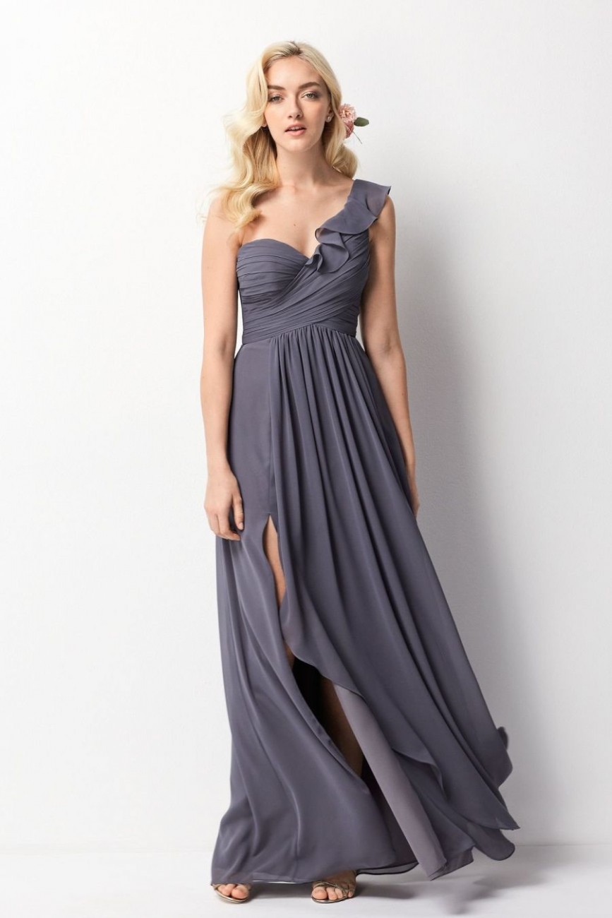 Pewter Bridesmaid Dresses