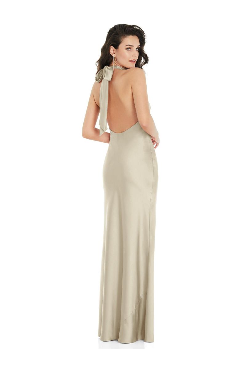 Dessy Bridesmaid Dresses with Halter