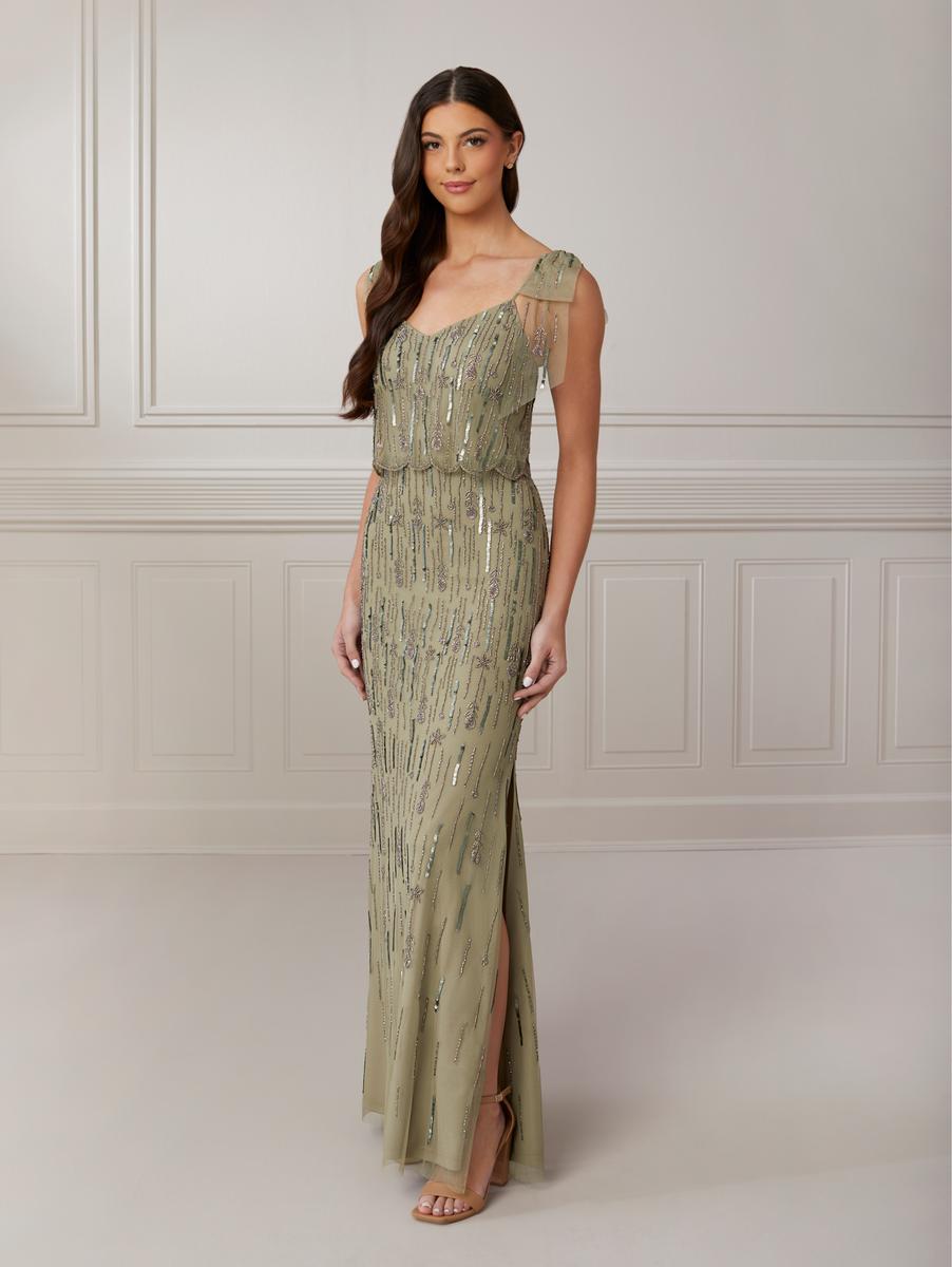 Adrianna papell popover gown hotsell