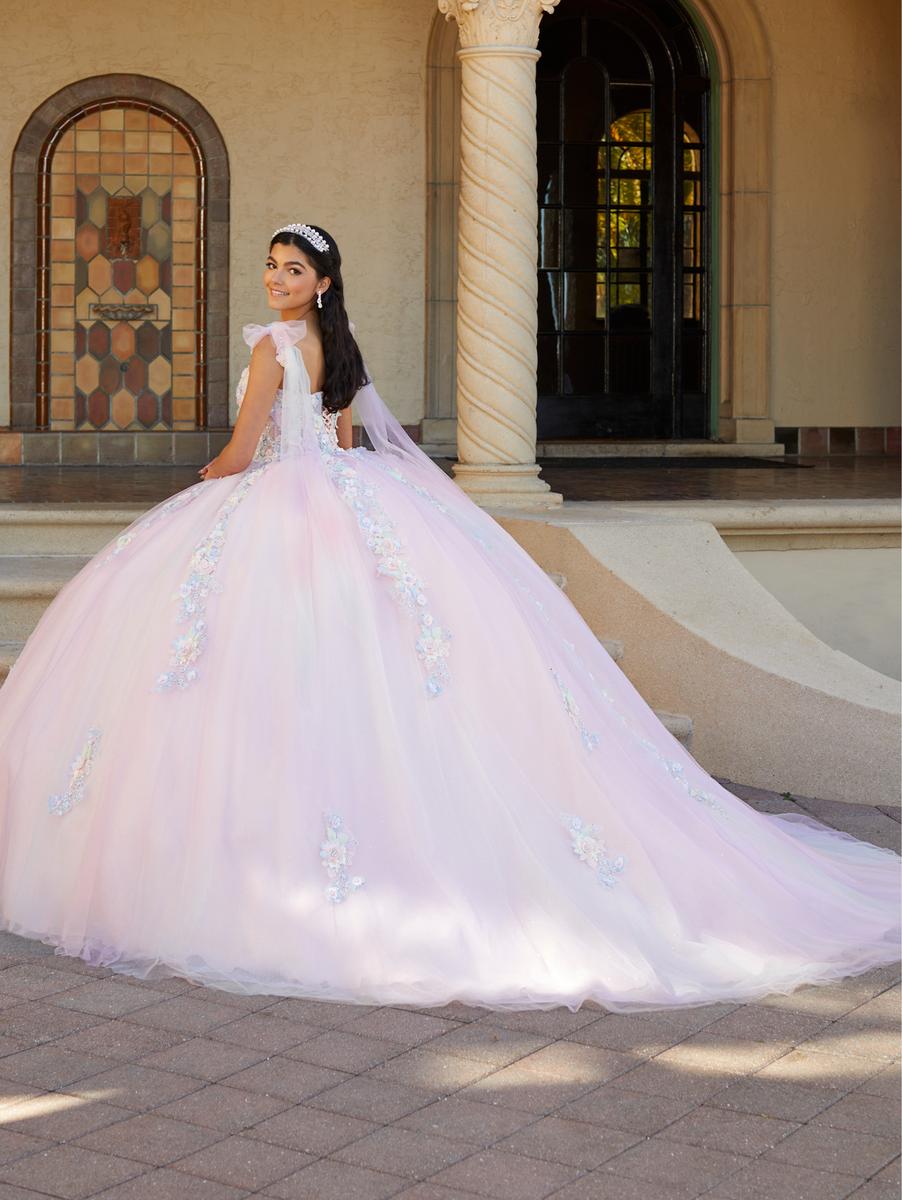 French Novelty House of Wu 26067 Ombre Quinceanera Dress