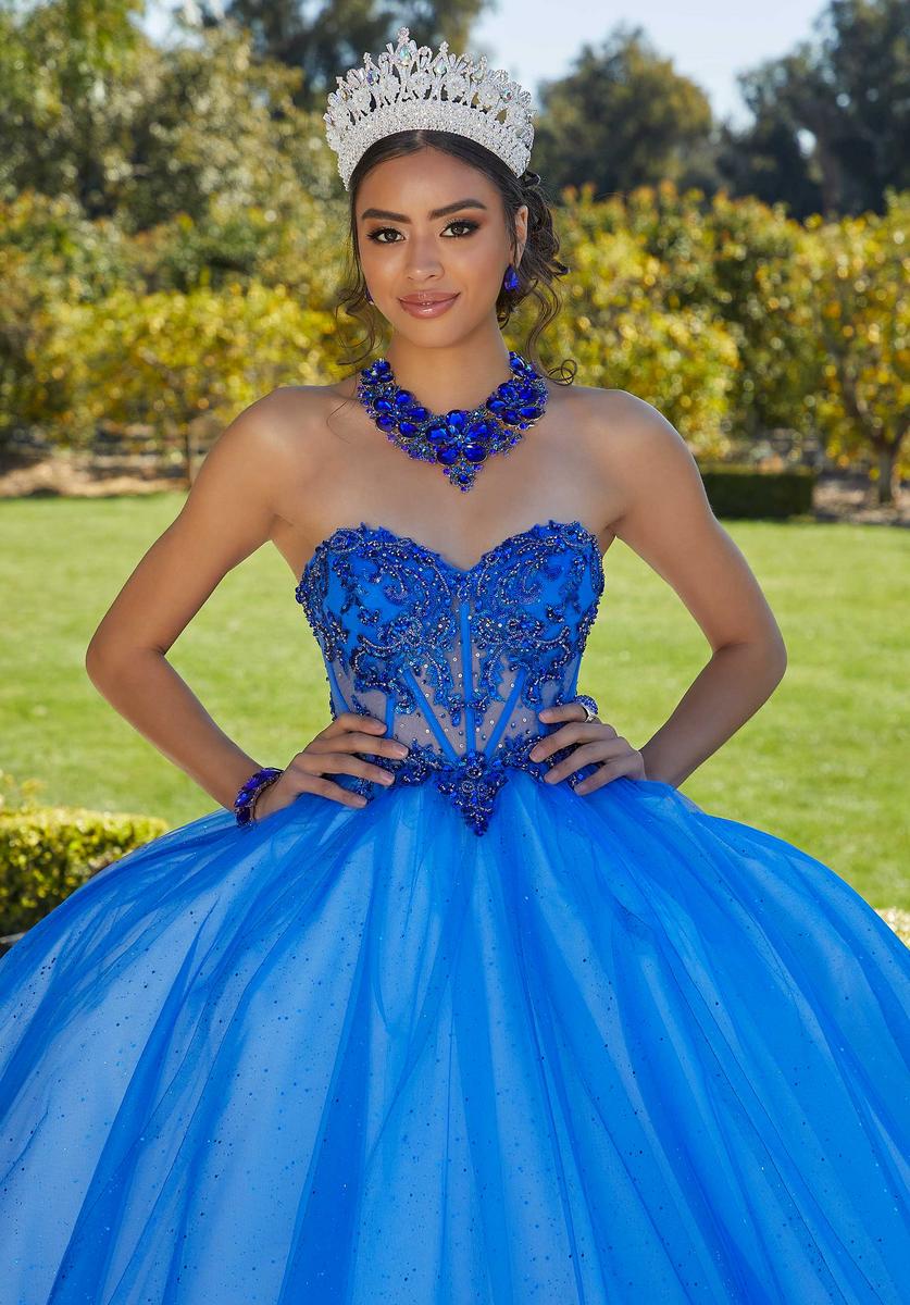 Embroidered quinceanera hot sale dresses