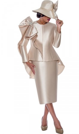 GMI G10032 Ladies Ruffle Sleeve Church Suit