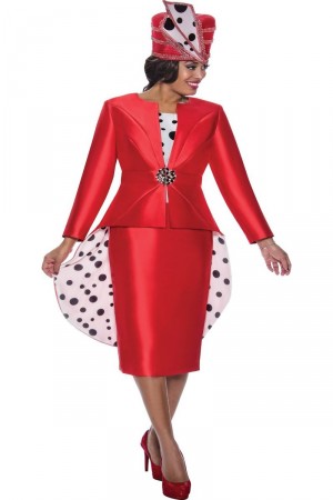 GMI G9793 Ladies Polka Dot Accent Church Suit