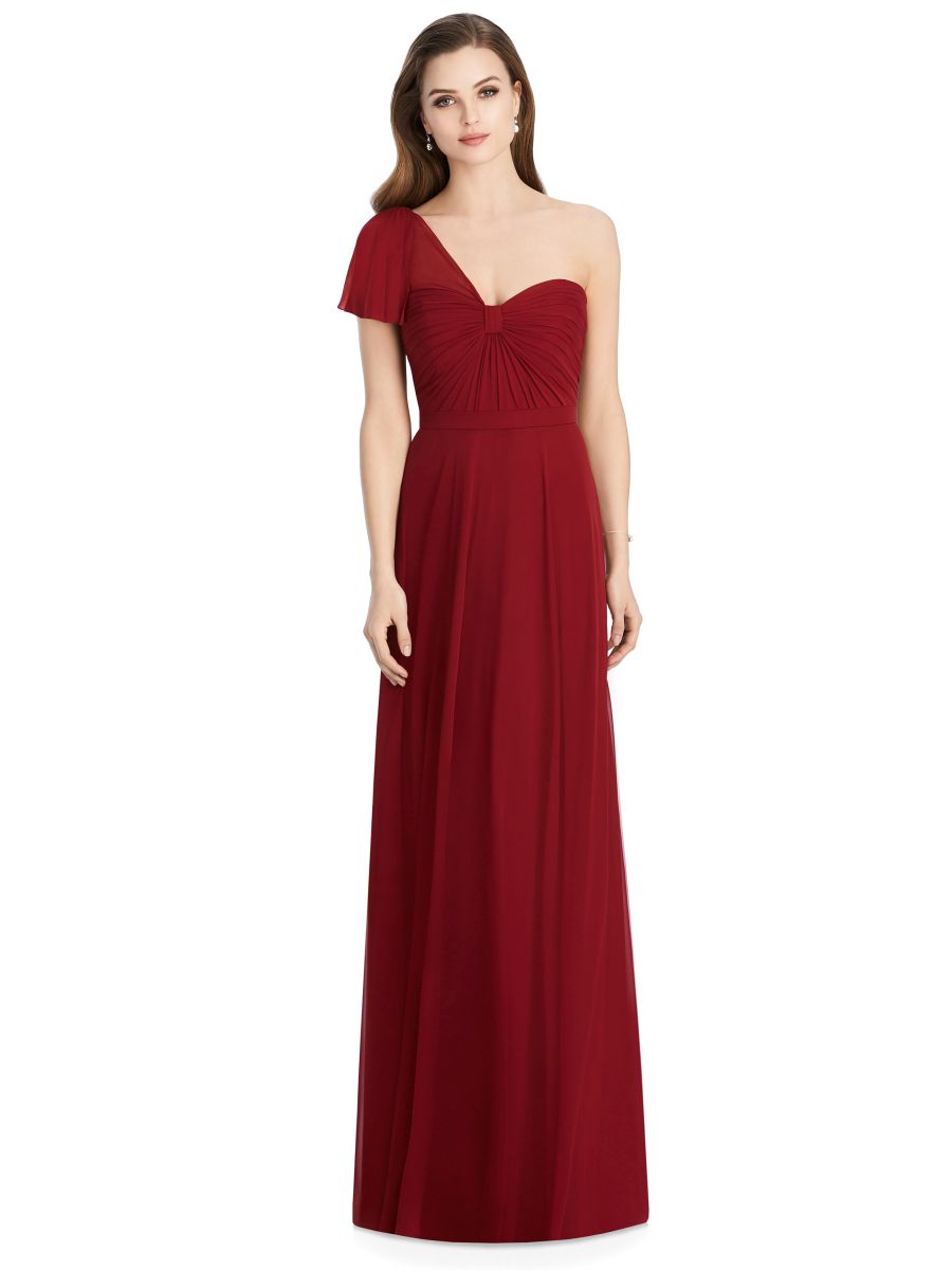 Jenny Packham JP1014 One Sleeve Bridesmaid Dress