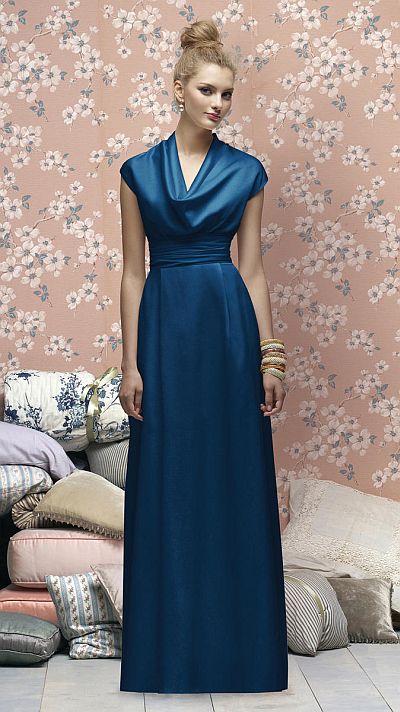Lela Rose LX165 Cap Sleeve Bridesmaid Dress: French Novelty