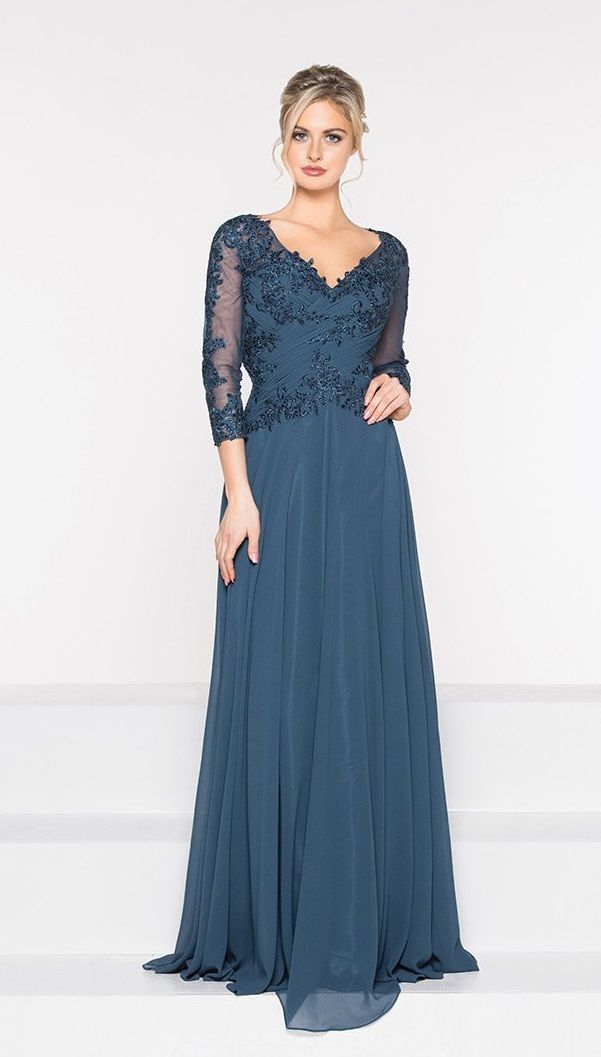 French Novelty: Marsoni by Colors M237 Mother of the Bride Gown