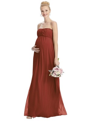 French Novelty: Morilee 14104 Shimmering Maternity Bridesmaid Dress