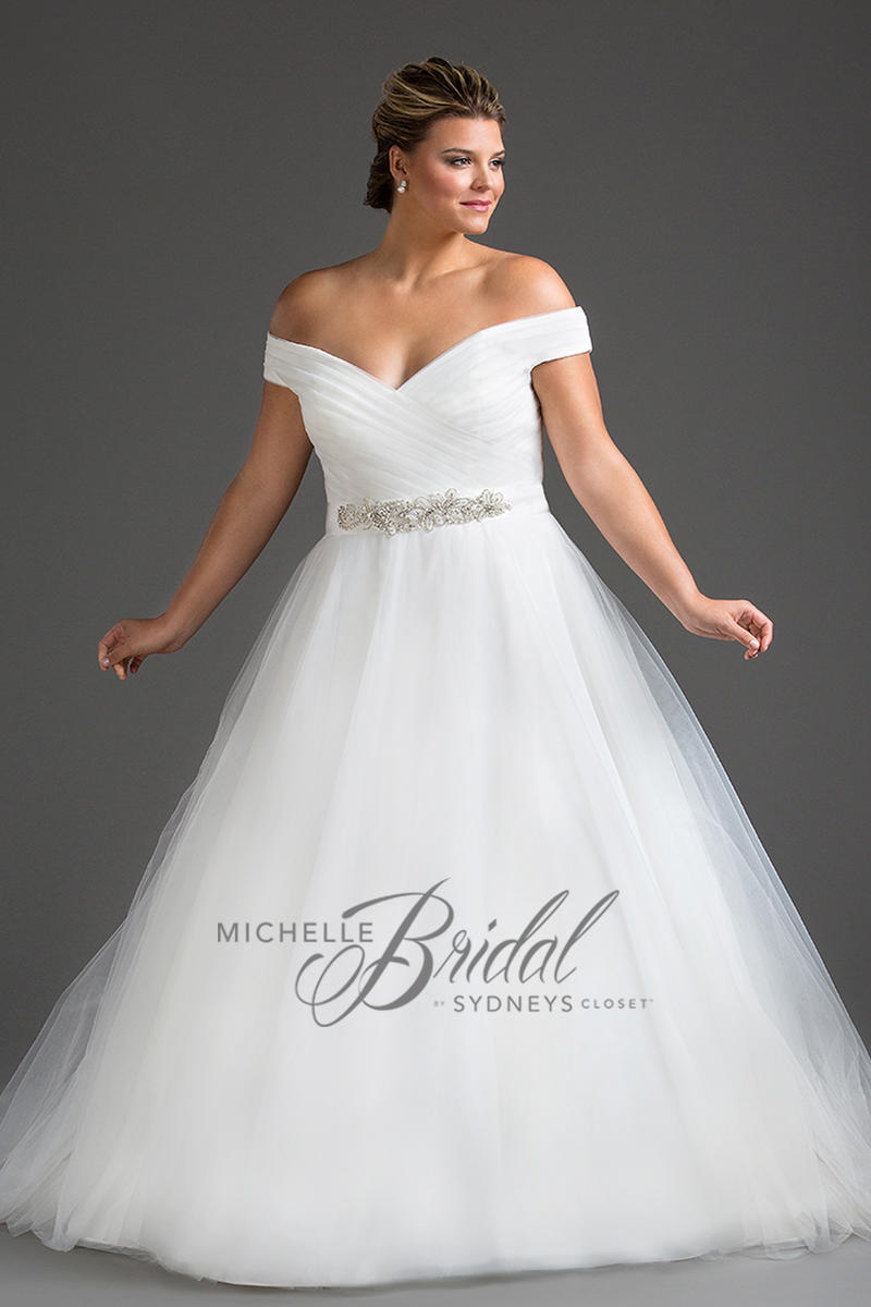 Download Michelle Bridal MB1812 Gwenyth Plus Size Wedding Gown ...