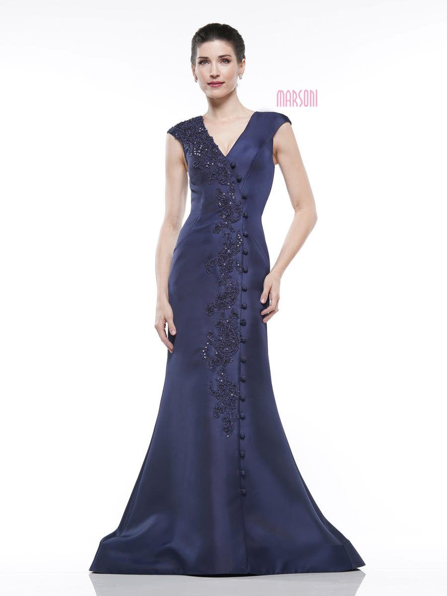 French Novelty: Marsoni by Colors MV1007 Flattering Mother of Bride Dress