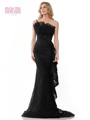 Sherri Hill 55467 Sheer Lace Corset Gown