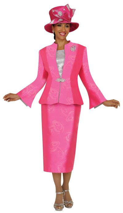 Nubiano N95353 Womens Three Piece Church Suit: French Novelty