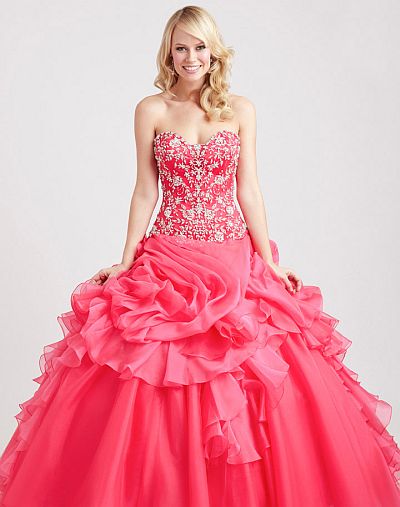 Allure Bridals Sweet Sixteen and Quinceanera Dress Q341: French Novelty