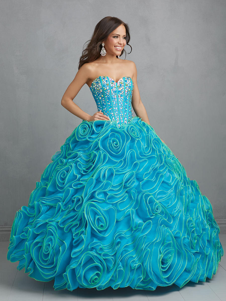 French Novelty Allure Q421 Fun Quinceanera Dress