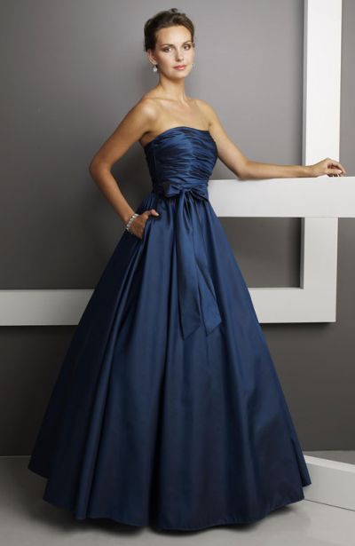 formal gown with pockets