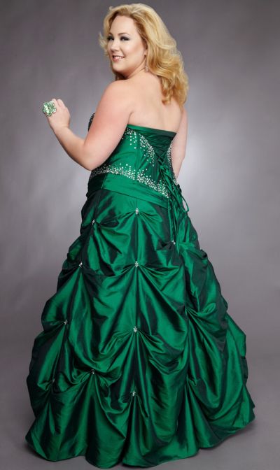 Sydneys Closet Plus Size Corset Ball Gown for Prom with Pickups SC3012 ...