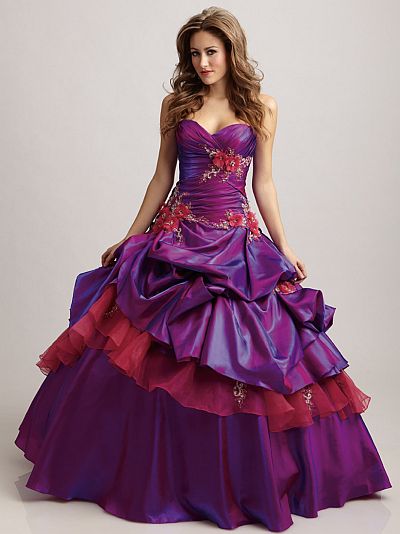 Allure Bridals Quinceanera Ball Gown Q300: French Novelty