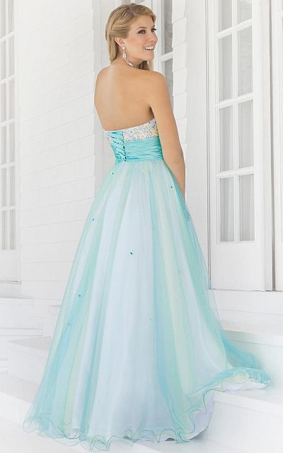 French Novelty: Pink by Blush Prom Pastel Tulle Ball Gown 5117