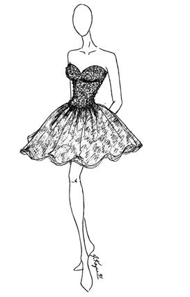 Johnathan Kayne Organza Cupcake Short Prom Party Dress 214 ...