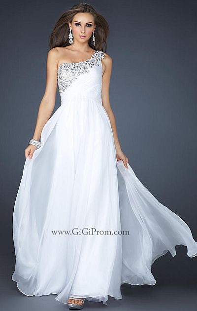 French Novelty: GiGi Elegant One Shoulder Chiffon Prom Dress 17654 by ...