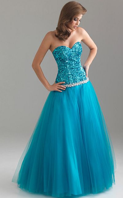 Prom Dresses 2012 Night Moves Fun Sequin Prom Dress 6422: French Novelty