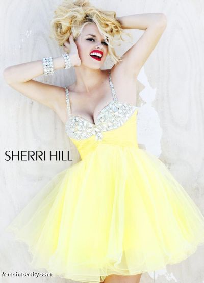 Prom Dresses 2012 Sherri Hill Short Prom Party Dress 2926: French Novelty