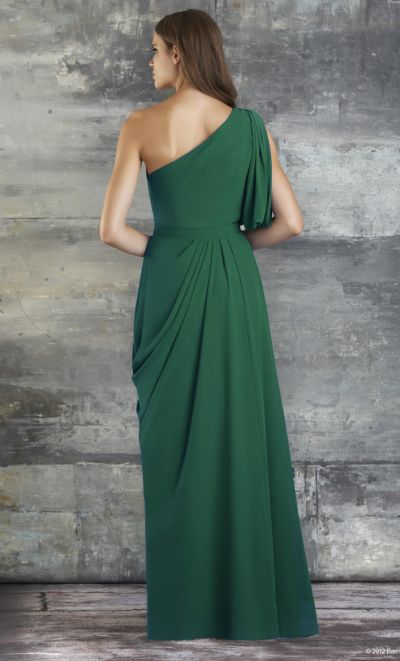 Bari Jay 670 One Shoulder Grecian Bridesmaid Dress: French Novelty