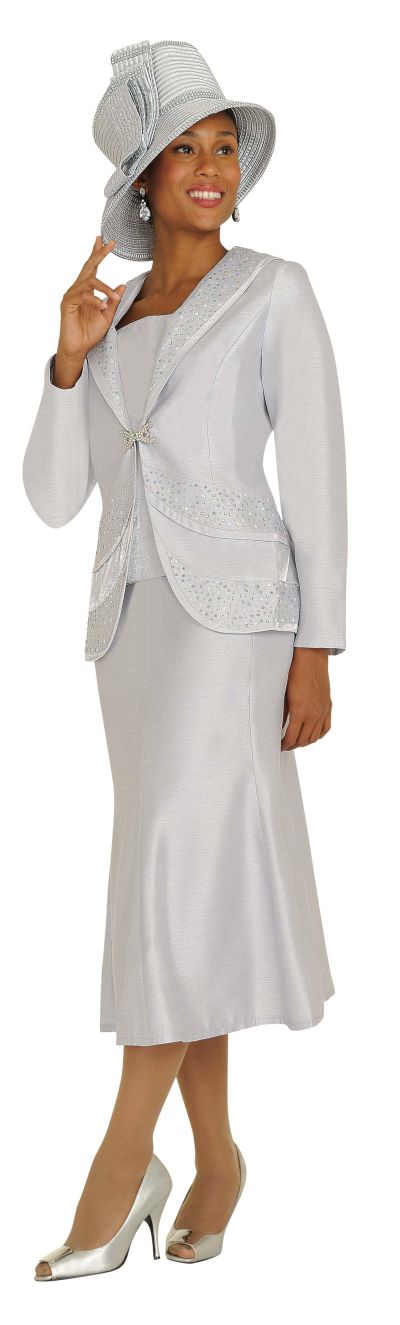 French Novelty: GMI G3872 Womens Embellished Church Suit